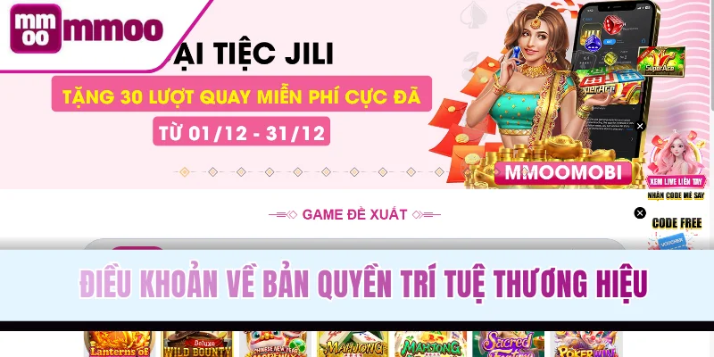 Điều khoản về bản quyền trí tuệ thương hiệu